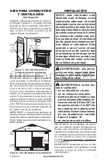 Предварительный просмотр 23 страницы Desa Comfort Glow CGFB32CB Safety Information And Installation Manual