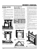 Предварительный просмотр 13 страницы Desa Comfort Glow CGFP28P Owner'S Manual