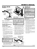 Preview for 15 page of Desa Comfort Glow CGFP28P Owner'S Manual