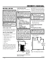 Предварительный просмотр 7 страницы Desa Comfort Glow CGN10RLA Owner'S Operation And Installation Manual