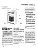 Preview for 3 page of Desa Comfort Glow CGP10R Owner'S Operation And Installation Manual