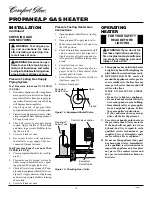 Preview for 10 page of Desa Comfort Glow CGR2P Owner'S Operation And Installation Manual