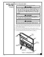 Preview for 15 page of Desa Comfort Glow CGR35NA Owner'S Operation And Installation Manual