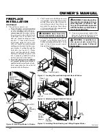 Предварительный просмотр 17 страницы Desa Comfort Glow CHDV37N Owner'S Operation And Installation Manual