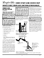 Предварительный просмотр 18 страницы Desa Comfort Glow CHDV37N Owner'S Operation And Installation Manual