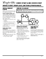 Предварительный просмотр 32 страницы Desa Comfort Glow CHDV37N Owner'S Operation And Installation Manual