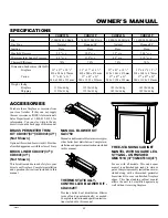 Предварительный просмотр 33 страницы Desa Comfort Glow CHDV37N Owner'S Operation And Installation Manual