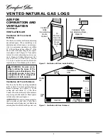 Preview for 6 page of Desa Comfort Glow CVTR18 Owner'S Operation And Installation Manual