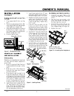 Preview for 9 page of Desa Comfort Glow CVTR18 Owner'S Operation And Installation Manual