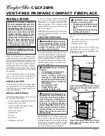 Предварительный просмотр 8 страницы Desa Comfort Glow GCF26PR Owner'S Operation And Installation Manual