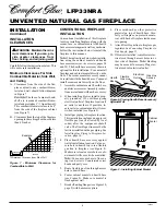 Preview for 8 page of Desa Comfort Glow LFP33NRA Owner'S Operation And Installation Manual