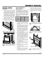 Preview for 9 page of Desa Comfort Glow LFP33NRA Owner'S Operation And Installation Manual