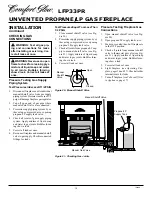 Preview for 12 page of Desa Comfort Glow LFP33PR Owner'S Operation And Installation Manual