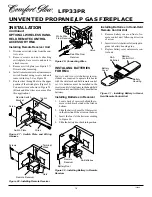 Предварительный просмотр 14 страницы Desa Comfort Glow LFP33PR Owner'S Operation And Installation Manual