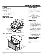 Preview for 3 page of Desa Comfort Glow LFP33PRA Owner'S Operation And Installation Manual