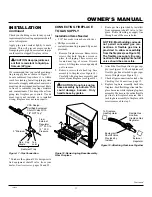 Preview for 11 page of Desa Comfort Glow LFP33PRA Owner'S Operation And Installation Manual