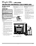 Preview for 12 page of Desa Comfort Glow LFP33PRA Owner'S Operation And Installation Manual