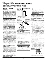 Preview for 6 page of Desa Comfort Glow PC3460LP Owner'S Operation And Installation Manual