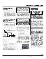 Предварительный просмотр 7 страницы Desa Comfort Glow PC3460LP Owner'S Operation And Installation Manual