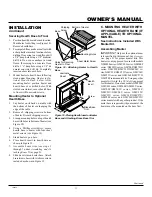 Предварительный просмотр 11 страницы Desa Comfort Glow RFN30T Owner'S Operation And Installation Manual