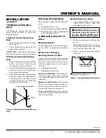 Предварительный просмотр 9 страницы Desa Comfort Glow RFP30TA Owner'S Operation And Installation Manual