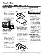 Preview for 6 page of Desa Comfort Glow RGA 2-72 Owner'S Operation And Installation Manual