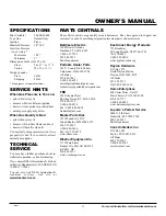 Preview for 17 page of Desa Comfort Glow S26NT Owner'S Operation And Installation Manual