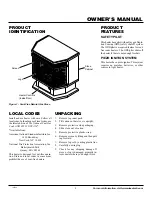 Preview for 3 page of Desa Comfort Glow S39NT Owner'S Operation And Installation Manual