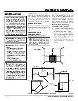 Предварительный просмотр 7 страницы Desa Comfort Glow S39NT Owner'S Operation And Installation Manual