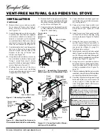 Preview for 12 page of Desa Comfort Glow S39NT Owner'S Operation And Installation Manual