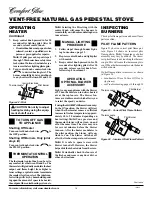 Preview for 14 page of Desa Comfort Glow S39NT Owner'S Operation And Installation Manual