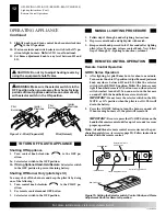 Preview for 12 page of Desa Design Dynamics VTD-18N-BTB Owner'S Operation And Installation Manual