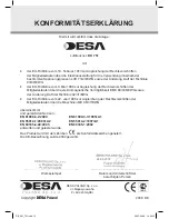 Preview for 24 page of Desa DH 751 Instruction Manual