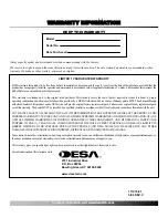 Preview for 26 page of Desa E32, VE36, VE32 Installation Instructions Manual