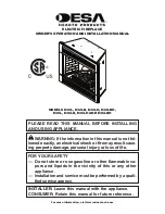 Preview for 1 page of Desa E32L Owner'S Operation And Installation Manual