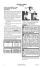 Предварительный просмотр 12 страницы Desa EZ18N Owner'S Operation And Installation Manual