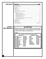 Preview for 2 page of Desa FB32C Owner'S Operation And Installation Manual