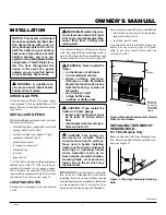 Предварительный просмотр 7 страницы Desa FBS-3B Owner'S Operation And Installation Manual