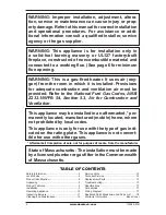 Preview for 2 page of Desa Firewerks MPF18VNA Owner'S Operation And Installation Manual