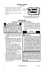 Предварительный просмотр 18 страницы Desa FLAME-MAX VYD18NRB Operation And Installation Manual