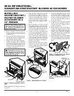 Preview for 2 page of Desa GA3700T Installation Instructions