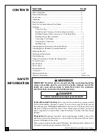 Preview for 2 page of Desa GAS LOG HEATER Owner'S Operation And Installation Manual