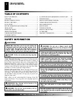 Preview for 2 page of Desa GCN10T Safety Information And Installation Manual