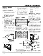 Preview for 9 page of Desa Glo-Warm FA-20BB Owner'S Operation And Installation Manual