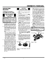 Предварительный просмотр 11 страницы Desa Glo-Warm FA-20BB Owner'S Operation And Installation Manual