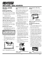 Preview for 8 page of Desa Glo-Warm FA-2B Owner'S Operation And Installation Manual