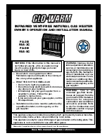 Preview for 1 page of Desa Glo-Warm FA-3B Owner'S Operation And Installation Manual