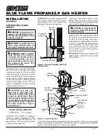 Preview for 10 page of Desa Glo-Warm FGHS30LPB Owner'S Operation And Installation Manual