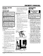 Preview for 11 page of Desa Glo-Warm FGHS30LPB Owner'S Operation And Installation Manual