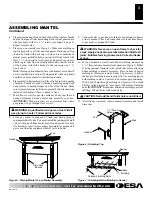 Preview for 3 page of Desa GMC11FD Assembly And Installation Instructions